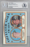 Richie Zisk Autographed 1972 Topps Rookie Card #392 Pittsburgh Pirates Beckett BAS #10209897