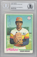 Joaquin Andujar Autographed 1978 Topps Card #158 Houston Astros Beckett BAS #10211533