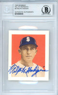 Ralph Hodgin Autographed 1987 CCC Reprint Card #3 Beckett BAS #10540535