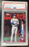 2020 Topps Chrome Update Red Refractor Bo Bichette #U51 /25 PSA 9