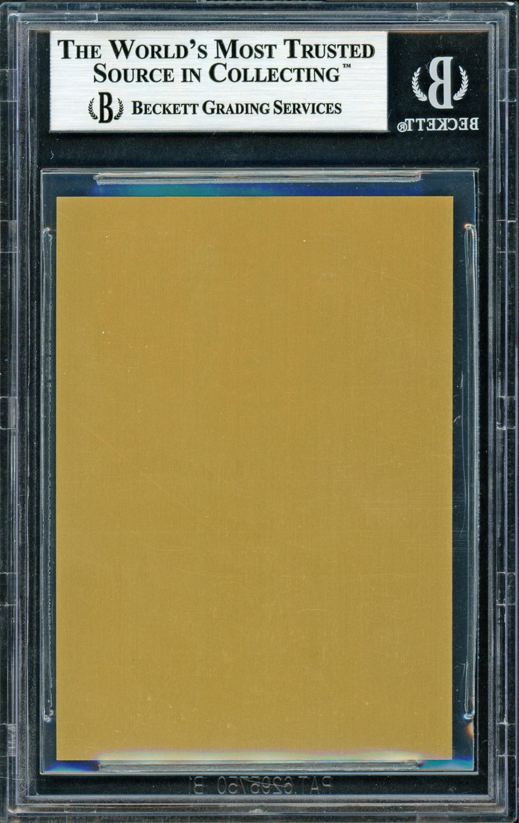 A.B. AB "Happy" Chandler Autographed 1983 Metallic HOF Plaque Card Commissioner Beckett BAS #11482572