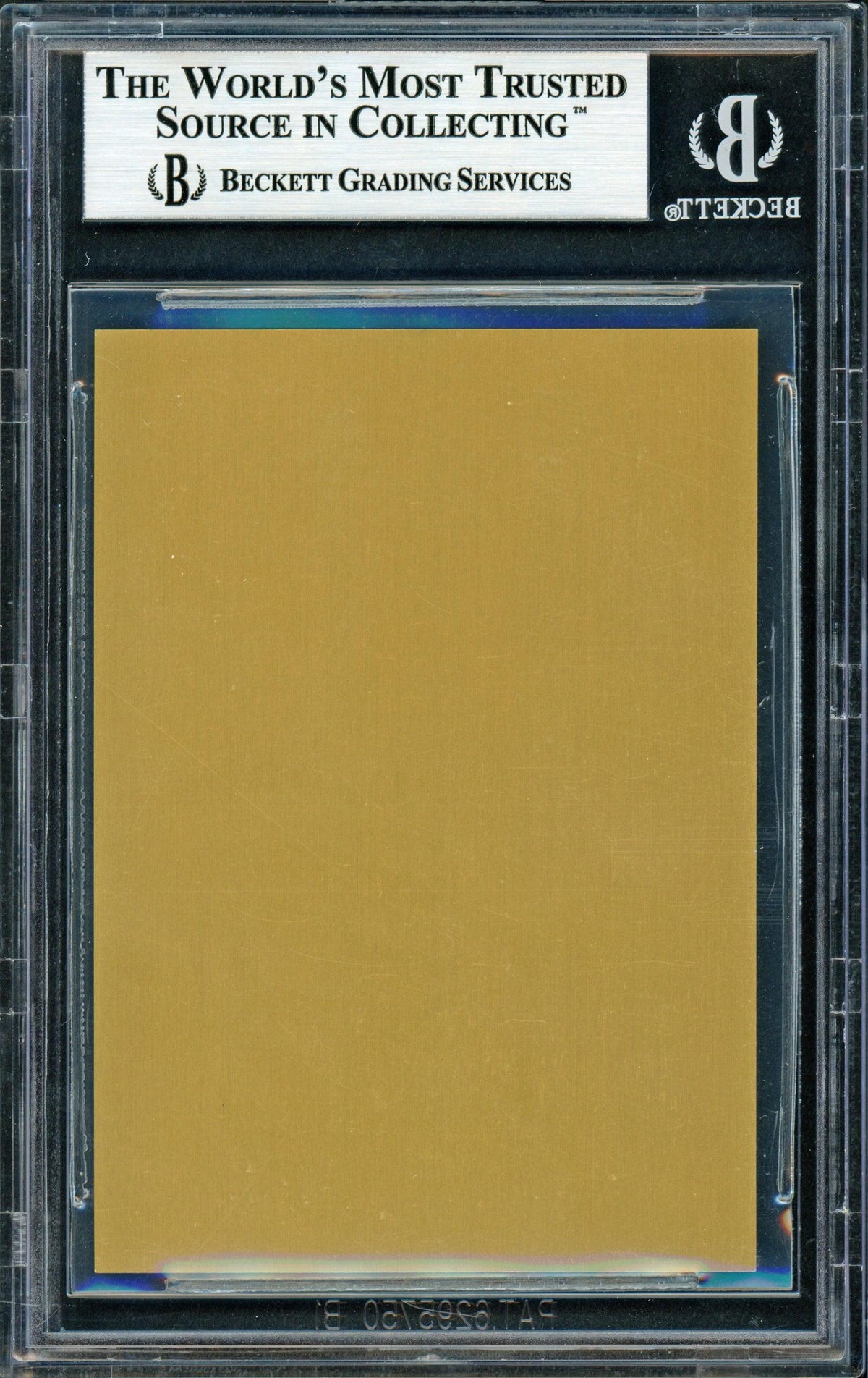 A.B. AB "Happy" Chandler Autographed 1983 Metallic HOF Plaque Card Commissioner Beckett BAS #11482572