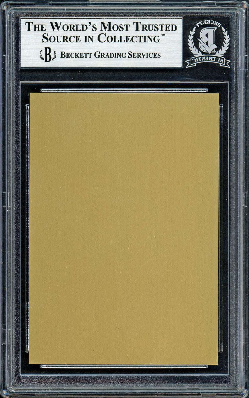 Johnny Mize Autographed 1982 Metallic HOF Plaque Card New York Yankees Beckett BAS #11628132
