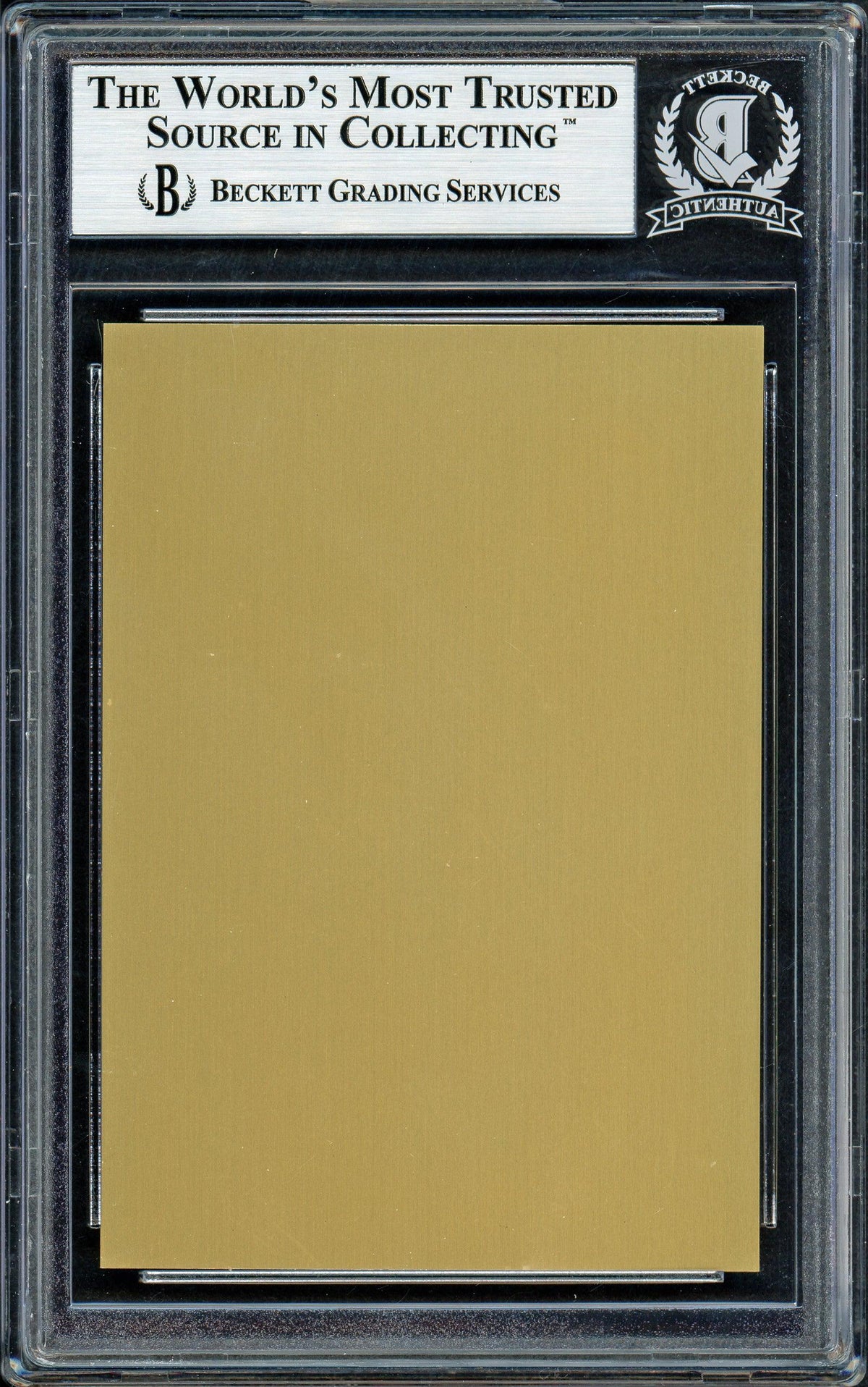 Johnny Mize Autographed 1982 Metallic HOF Plaque Card New York Yankees Beckett BAS #11628132