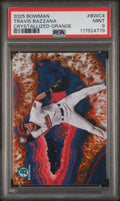 2025 Bowman #BWC4 Travis Bazzana Crystallized-Orange PSA 9