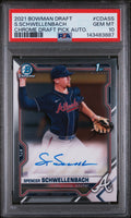 2021 Bowman Draft Chrome Autograph Spencer Schwellenbach #CDASS PSA 10
