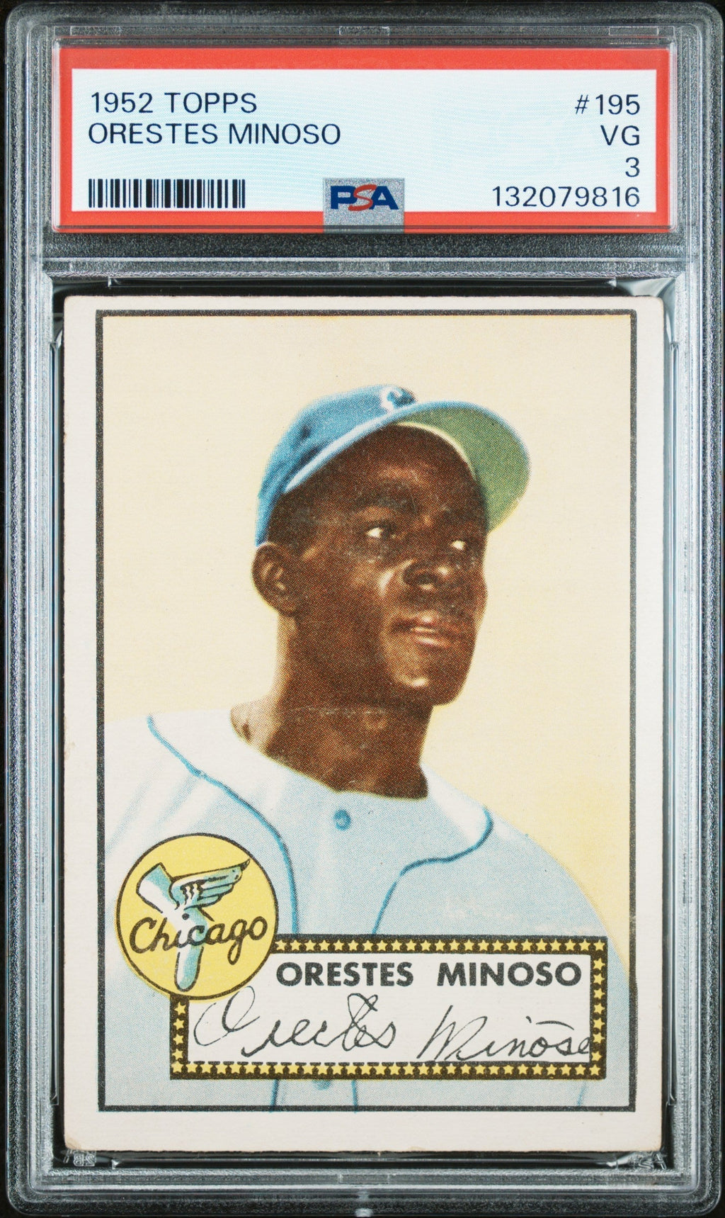 1952 Topps Orestes Minoso #195 PSA 3
