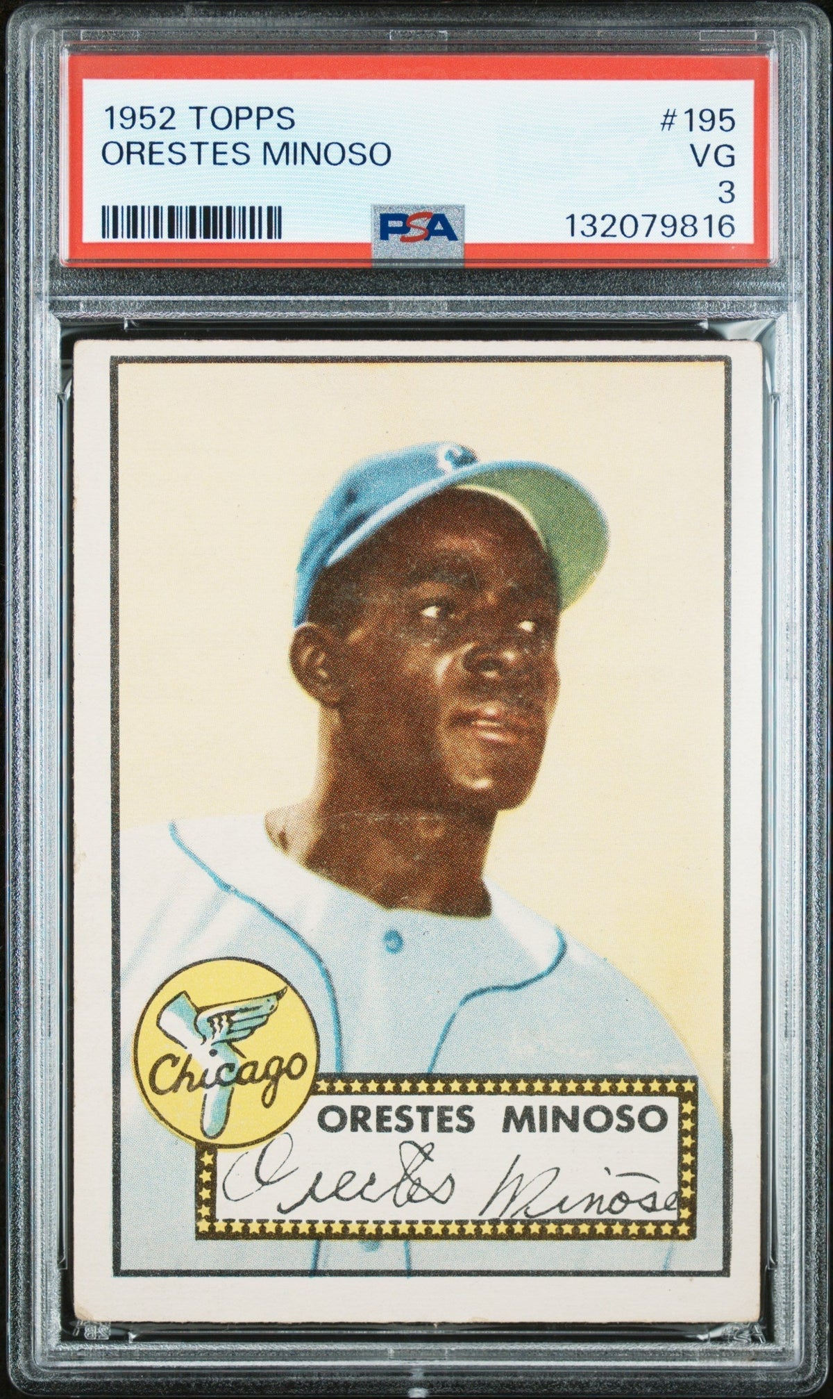 1952 Topps Orestes Minoso #195 PSA 3