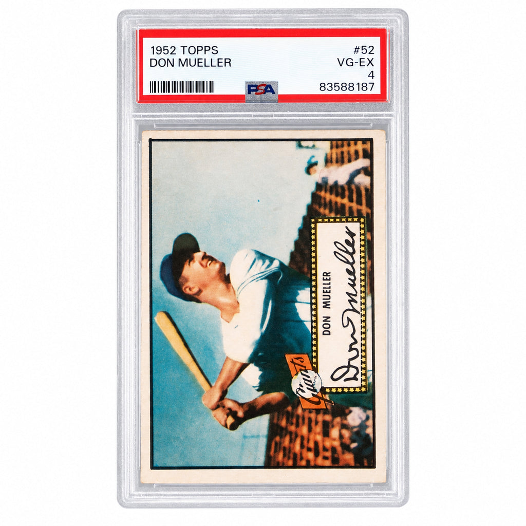 1952 Topps Don Mueller #52 PSA 4