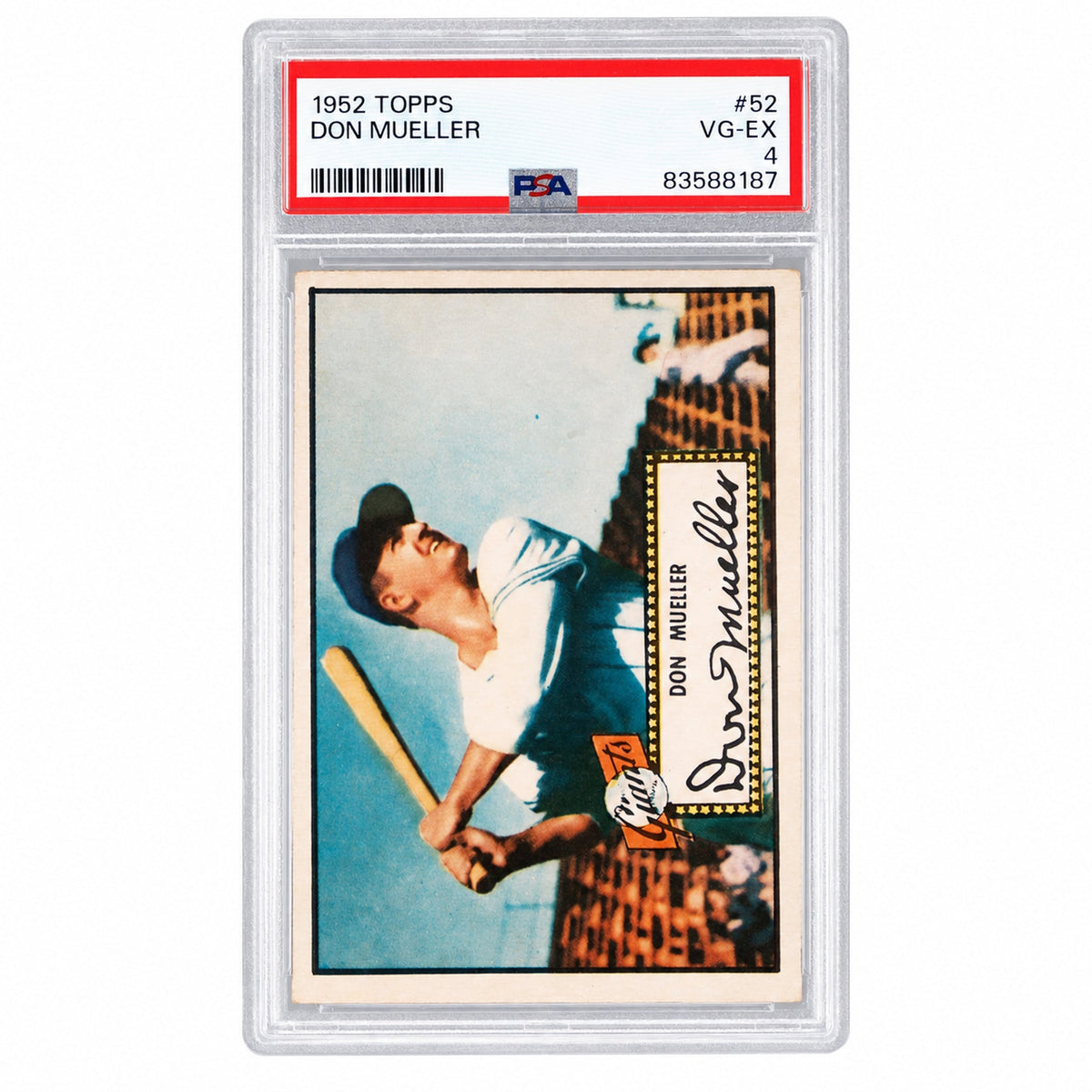 1952 Topps Don Mueller #52 PSA 4