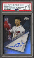 2020 Topps Chrome Black Super Futures Autographs Juan Soto #JS /99 PSA 10
