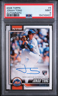 2026 Topps Autograph Jonah Tong #4 PSA 9