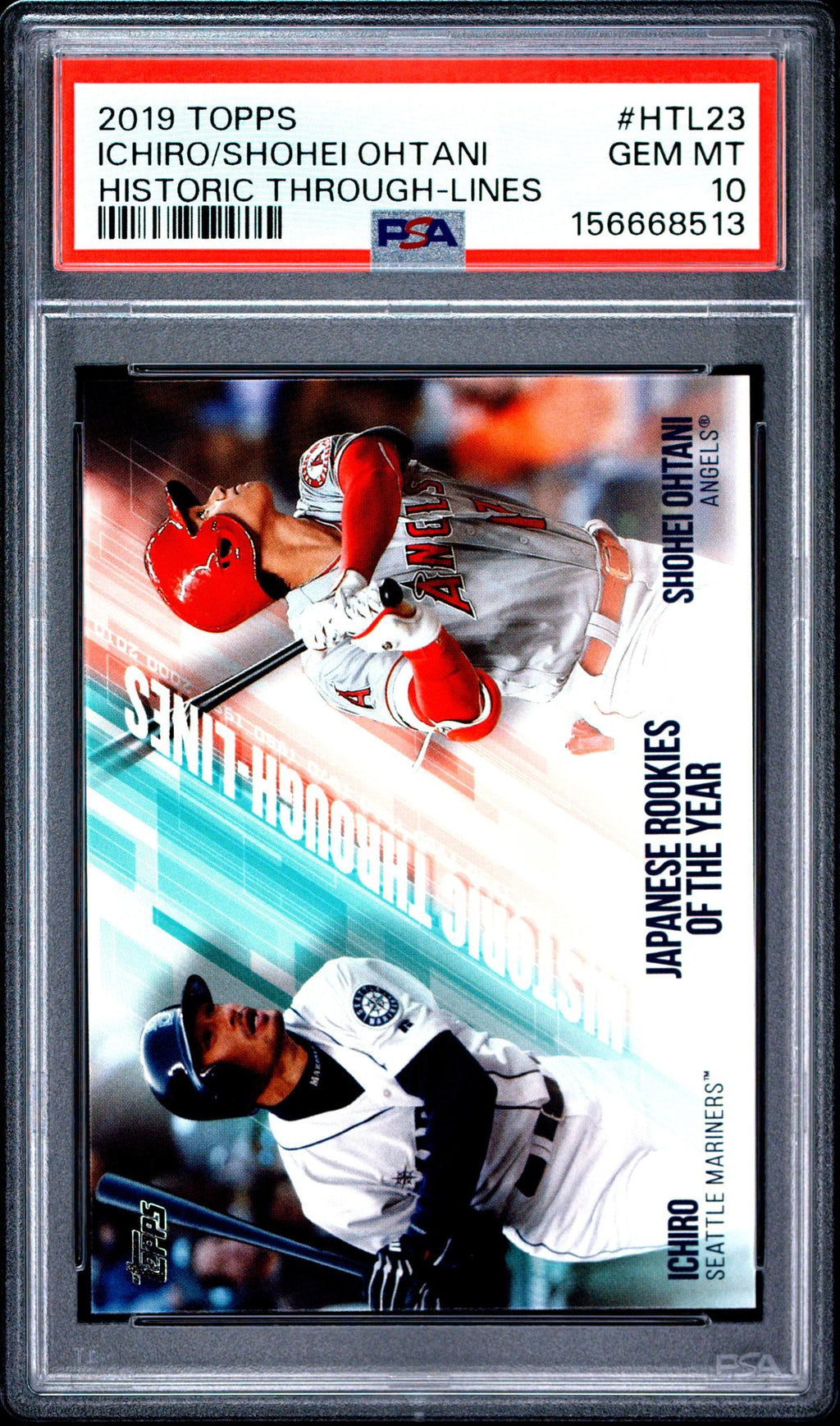 2019 Topps Historic Through Lines Shohei Ohtani #HTL23 PSA 10