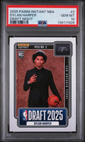 2025 Panini Instant Draft Night Dylan Harper #NBADN2 /5547 /1 PSA 10