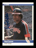 Rod Carew Autographed 1984 Fleer Card #511 California Angels SKU #186647