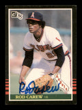 Rod Carew Autographed 1985 Donruss Card #85 California Angels SKU #186674