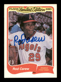 Rod Carew Autographed 1985 Fleer Limited Edition Card #5 California Angels SKU #186685