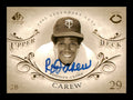 Rod Carew Autographed 2005 SP Legendary Cuts Card #70 Minnesota Twins SKU #186782