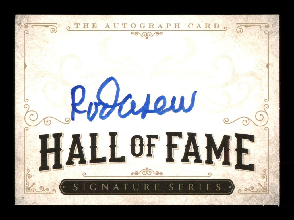 Rod Carew Autographed  Hall of Fame  Card Minnesota Twins, California Angels SKU #186803