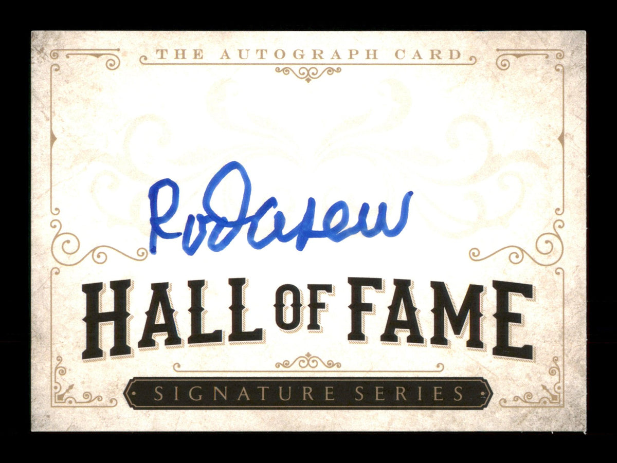 Rod Carew Autographed  Hall of Fame  Card Minnesota Twins, California Angels SKU #186803