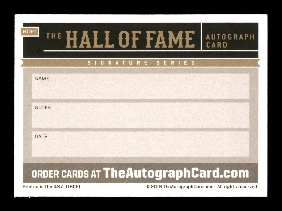Rod Carew Autographed  Hall of Fame  Card Minnesota Twins, California Angels SKU #186803