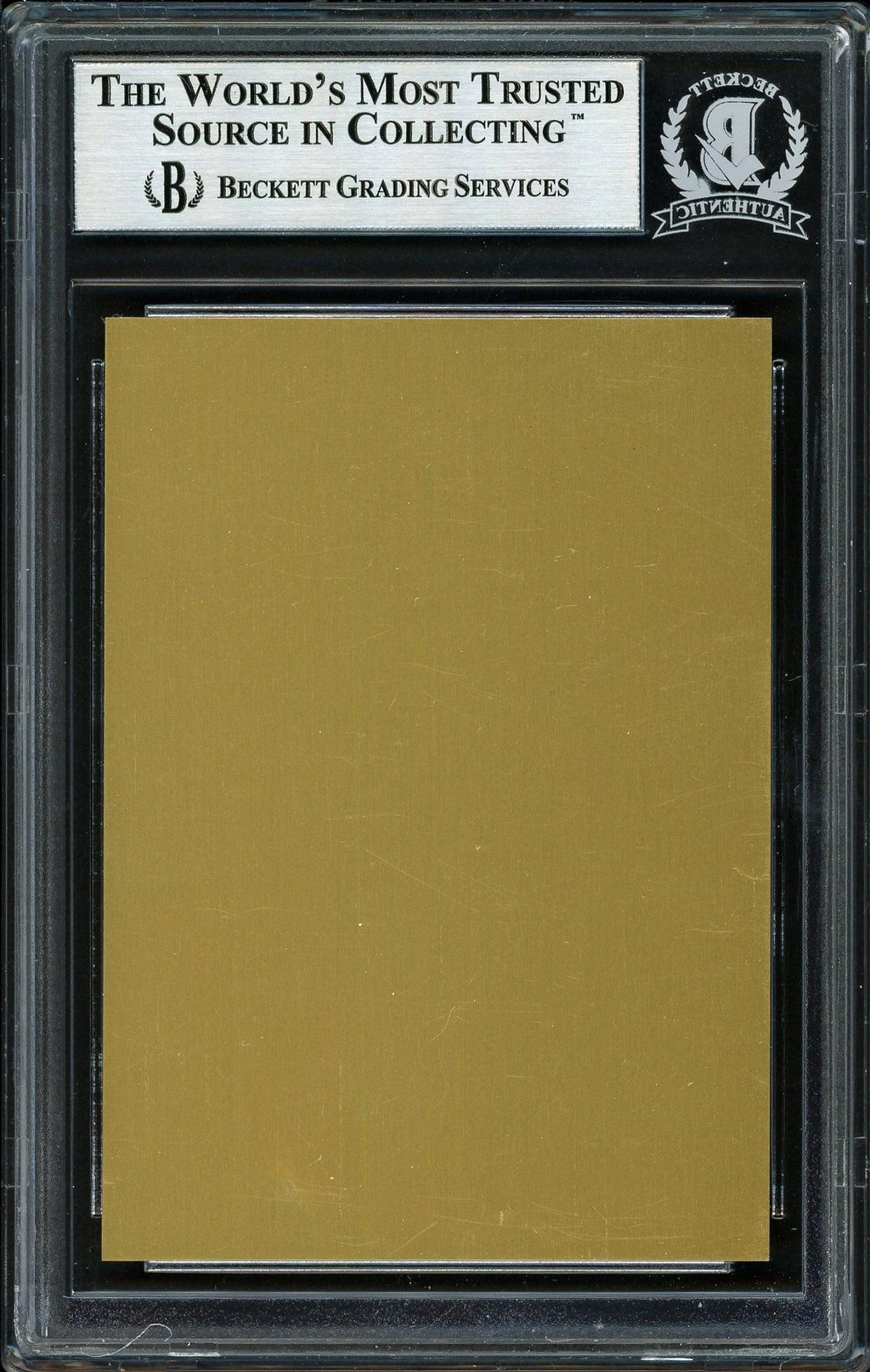 Willie McCovey Autographed 1986 Metallic HOF Plaque Card San Francisco Giants Beckett BAS #12516331