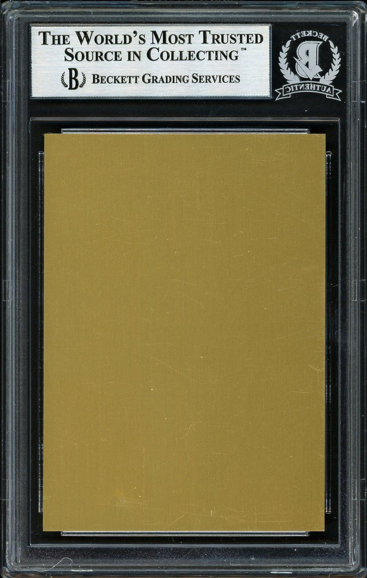 Willie McCovey Autographed 1986 Metallic HOF Plaque Card San Francisco Giants Beckett BAS #12516331
