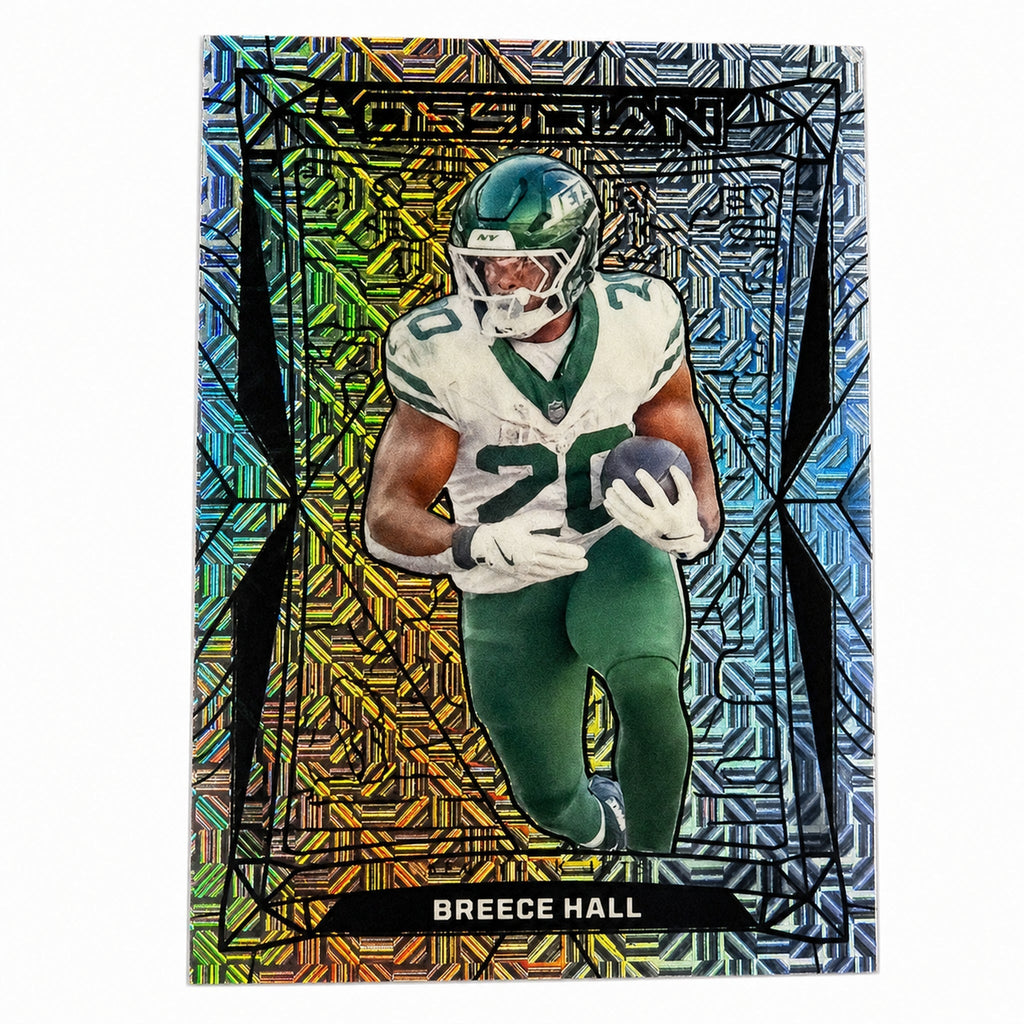 2024 Panini Obsidian 152 Breece Hall Obsidian Jets
