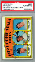 Jim Foor Autographed 1972 Topps Rookie Card #257 Detroit Tigers PSA/DNA #26771650