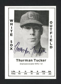 Thurman Tucker Autographed 1979 Diamond Greats Card #141 Chicago White Sox SKU #165629