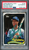 Ken Griffey Jr. Autographed Topps Project 2020 Joshua Vides Card #148 Seattle Mariners "13x AS" #1/1 PSA/DNA #52451308