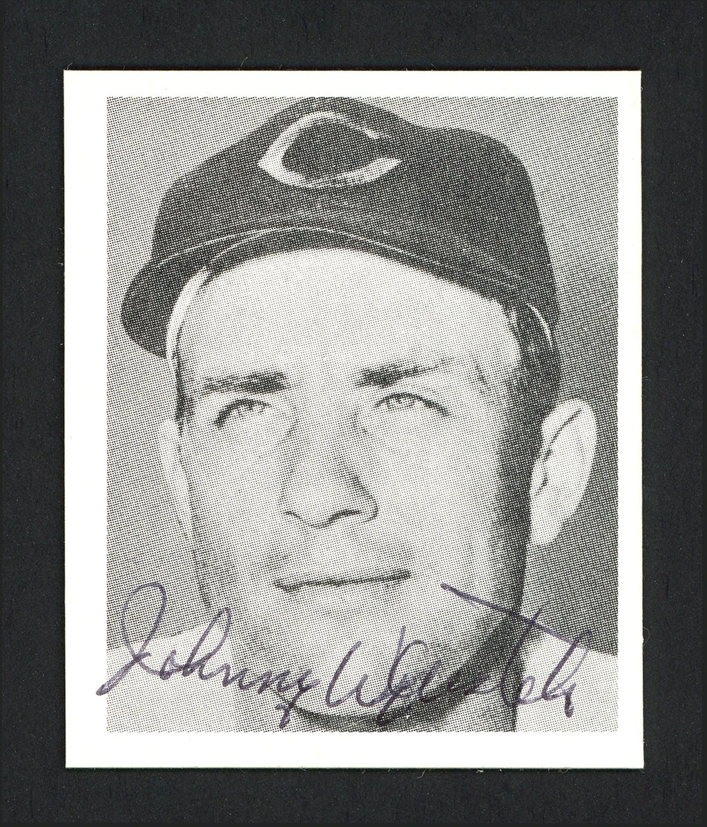 Johnny Wyrostek Autographed 1978 Bowman 1948 Bowman Reprint Card #44 Cincinnati Reds SKU #165733