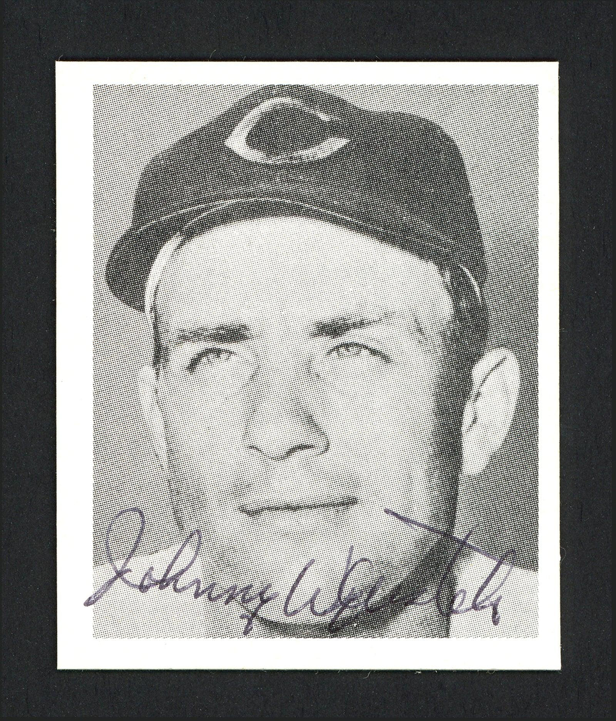Johnny Wyrostek Autographed 1978 Bowman 1948 Bowman Reprint Card #44 Cincinnati Reds SKU #165733