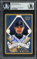 Ichiro Suzuki Autographed 2003 Topps 205 Card #240 Seattle Mariners Beckett BAS Stock #191265