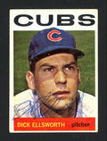 Dick Ellsworth Autographed 1964 Topps Card #220 Chicago Cubs SKU #162068