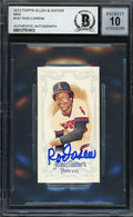 Rod Carew Autographed 2013 Topps Allen & Ginter Mini Card #167 California Angels Auto Grade Gem Mint 10 Beckett BAS #12751913