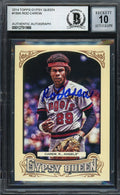 Rod Carew Autographed 2014 Topps Gypsy Queen Card #189 California Angels Auto Grade Gem Mint 10 Beckett BAS #12751966