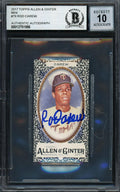 Rod Carew Autographed 2017 Topps Allen & Ginter Mini Card #79 Minnesota Twins Auto Grade Gem Mint 10 Beckett BAS #12751996