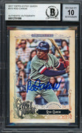 Rod Carew Autographed 2017 Topps Gypsy Queen Card #315 Minnesota Twins Auto Grade Gem Mint 10 Beckett BAS #12751998