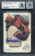Rod Carew Autographed 2019 Topps Allen & Ginter Card #115 Minnesota Twins Auto Grade Gem Mint 10 Beckett BAS Stock #192823