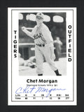 Chet Morgan Autographed 1979 Diamond Greats Card #381 Detroit Tigers SKU #165868