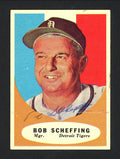 Bob Scheffing Autographed 1961 Topps Card #223 Detroit Tigers SKU #164323