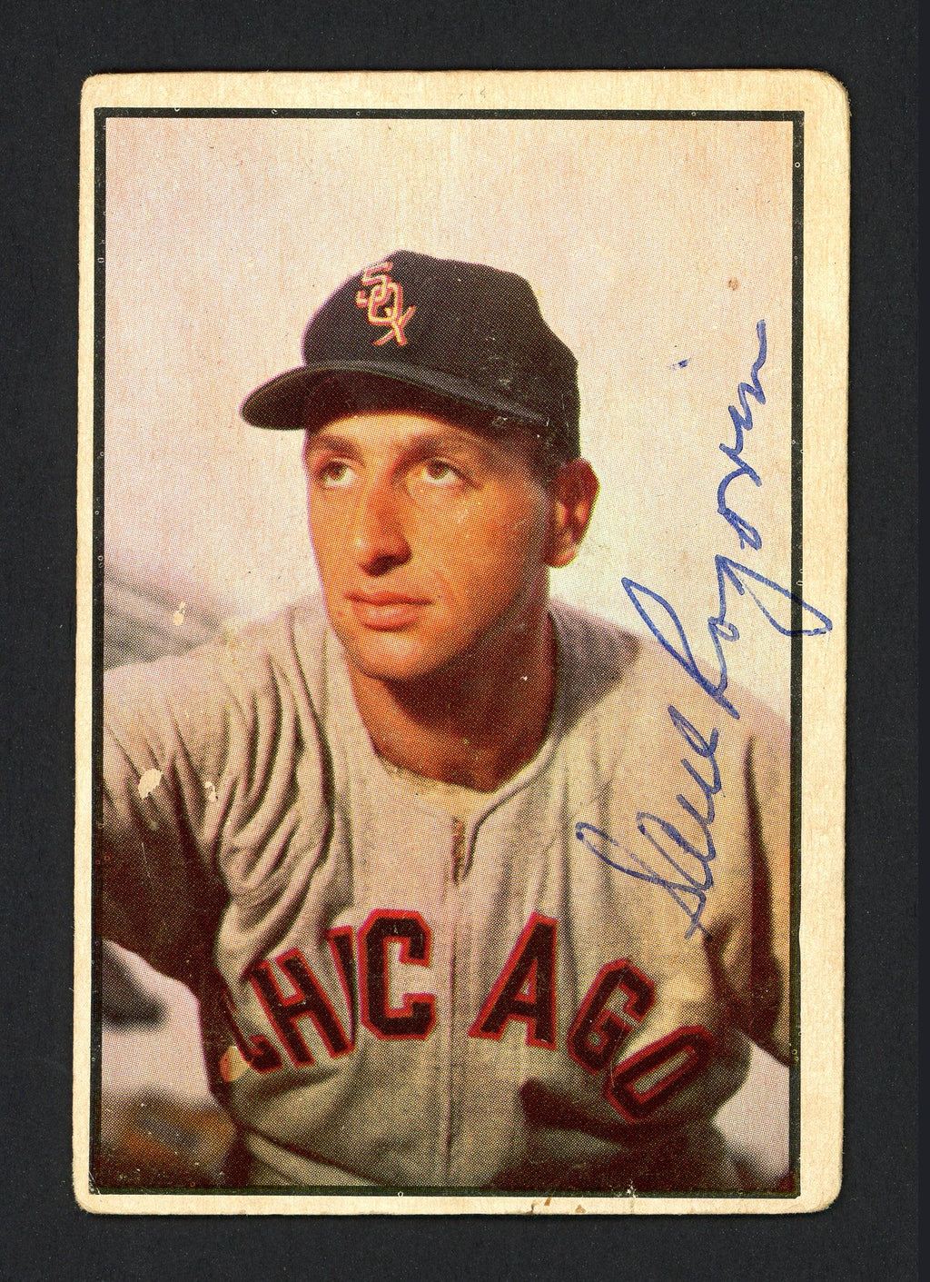Saul Rogovin Autographed 1953 Bowman Card #75 Chicago White Sox SKU #164326