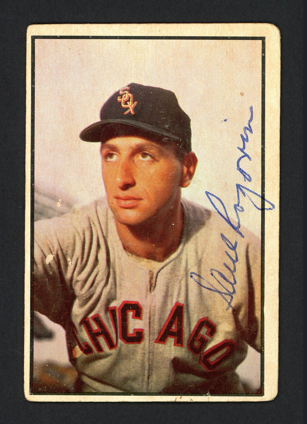 Saul Rogovin Autographed 1953 Bowman Card #75 Chicago White Sox SKU #164326