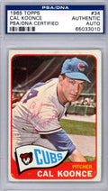 Cal Koonce Autographed 1965 Topps Card #34 Chicago Cubs PSA/DNA #65033010