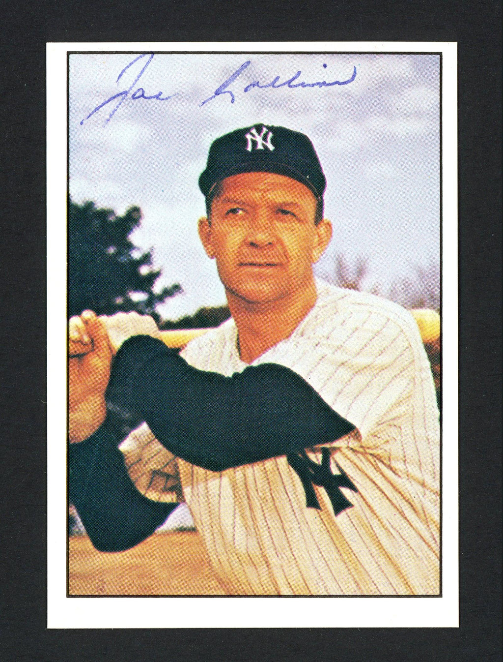 Joe Collins Autographed 1979 TCMA Card #21 New York Yankees SKU #162267