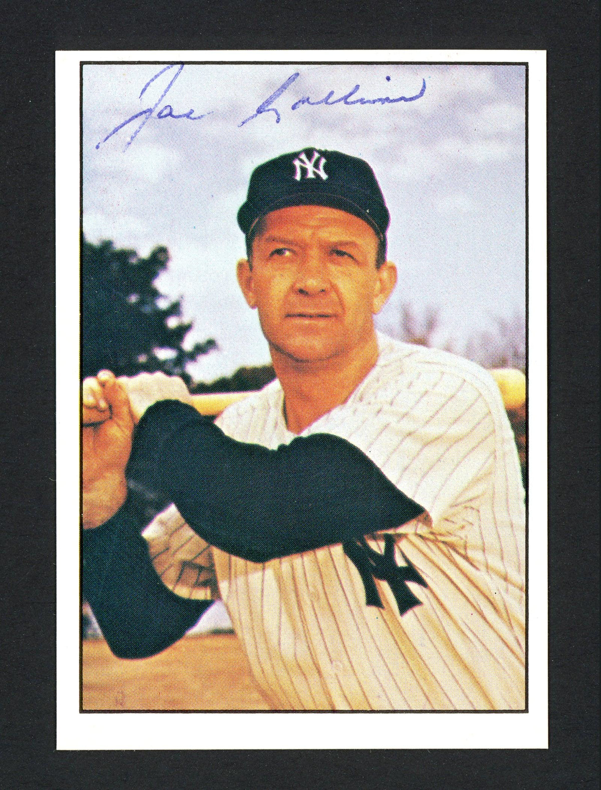 Joe Collins Autographed 1979 TCMA Card #21 New York Yankees SKU #162267