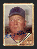 Harry Craft Autographed 1962 Topps Card #12 Houston Colt .45's SKU #162272
