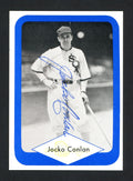 Jocko Conlan Autographed 1975 Great Plains Great Card #3 Chicago White Sox SKU #160435