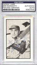 Bob Ramazzotti Autographed 1953 Bowman Reprint Card #41 Chicago Cubs PSA/DNA #83827546